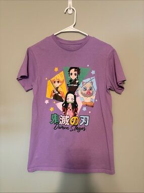 Purple Demon Slayer Graphic Tee